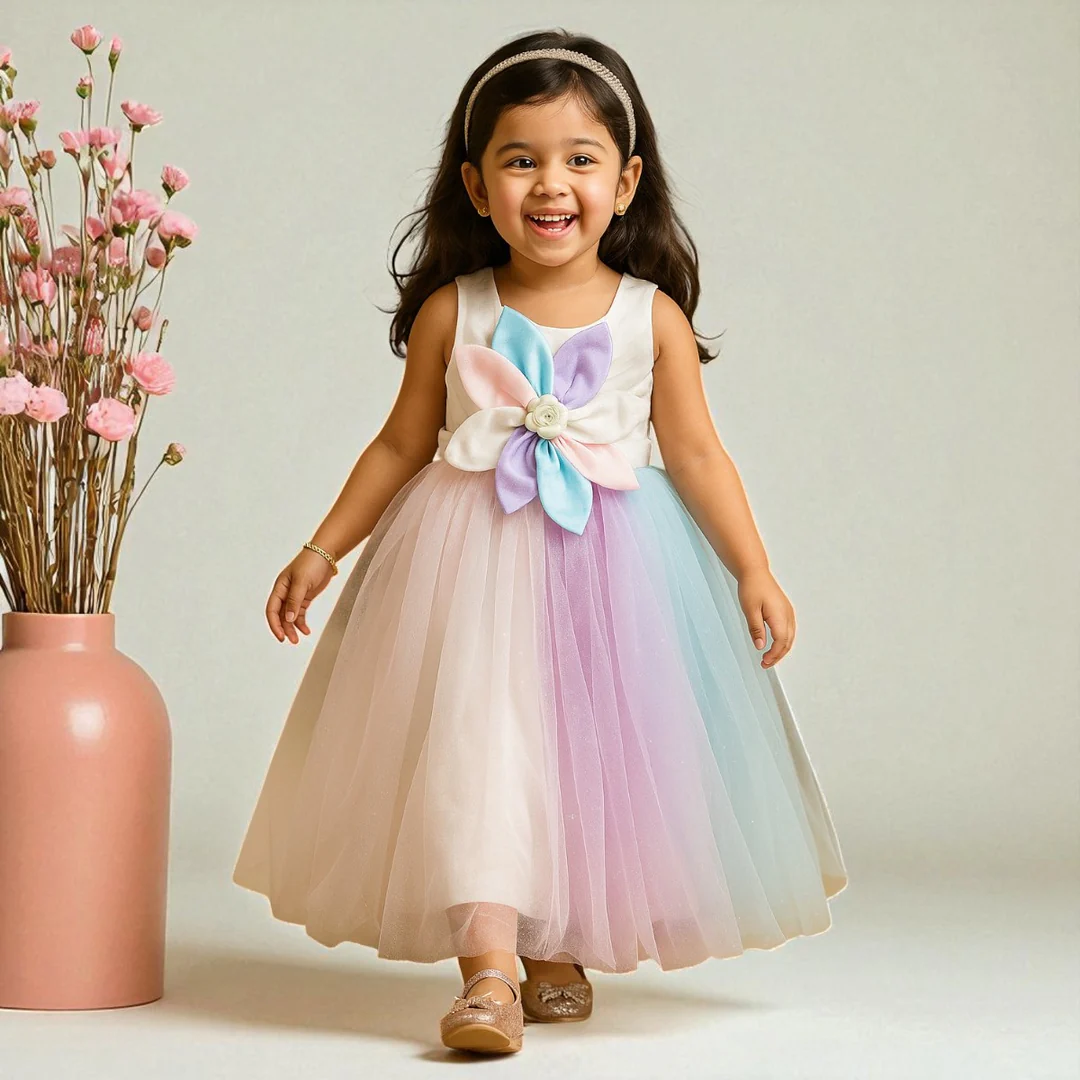 Frock with Hairband (Girls)